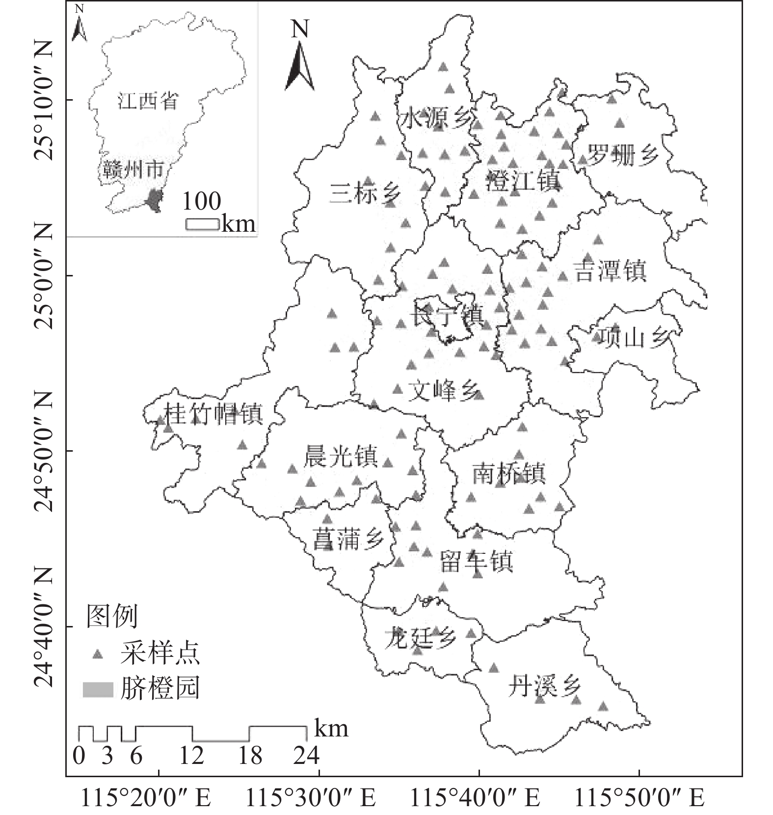 基于CVOR与3S技术融合的赣南脐橙园系统质量评估
